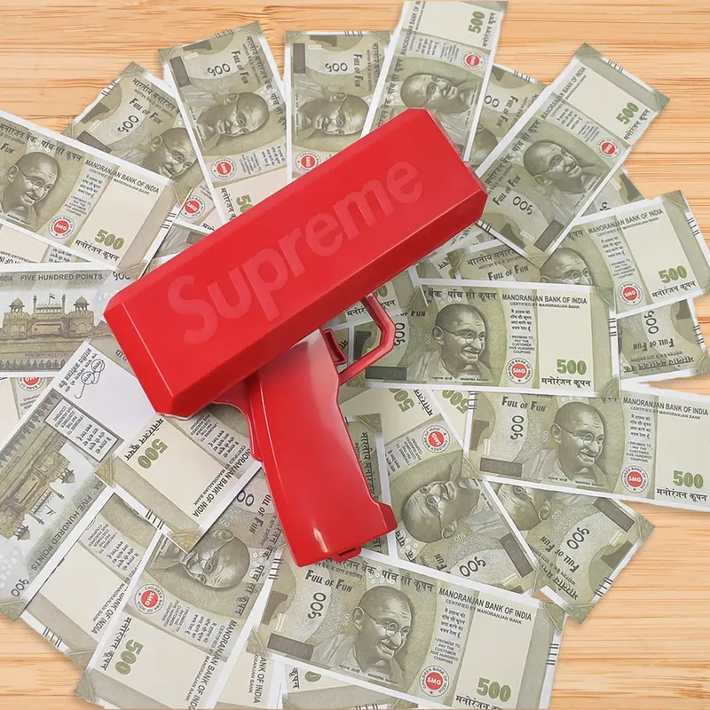 Confetti Money Cannon – Battery-Powered Cash Blaster For Parties, Weddings & Birthdays 1