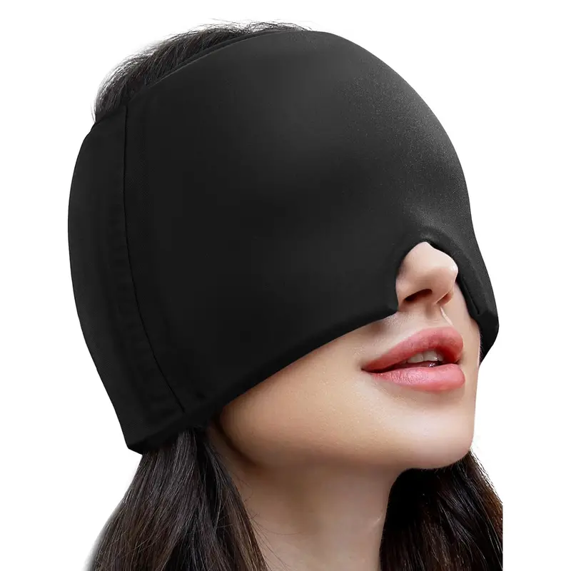 Cooling Migraine Relief Cap With Ice Wrap For Sinus & Tension Headaches 1
