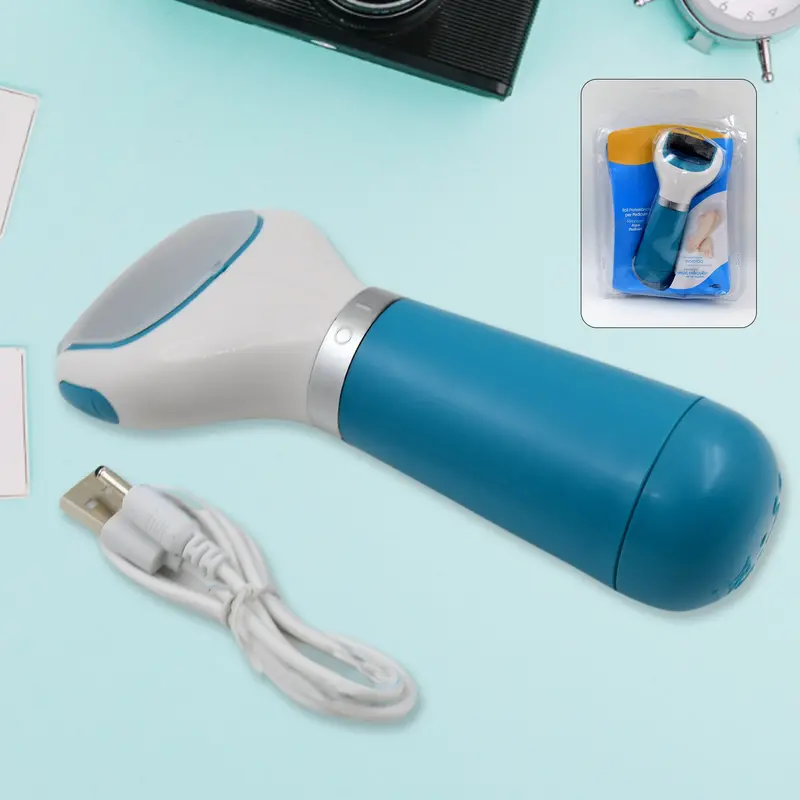 Cordless Electric Foot File – Dual-Roller Callus Remover For At-Home Pedicures 1