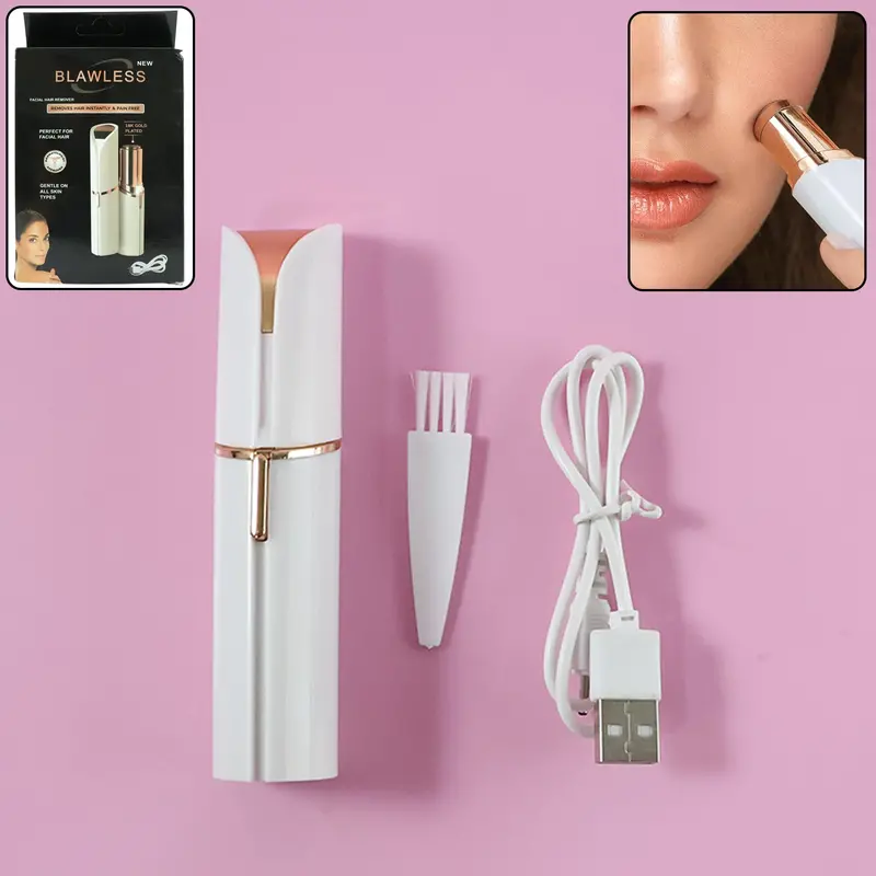 Cordless Facial Hair Removal Kit For Women (Complete Set) 1