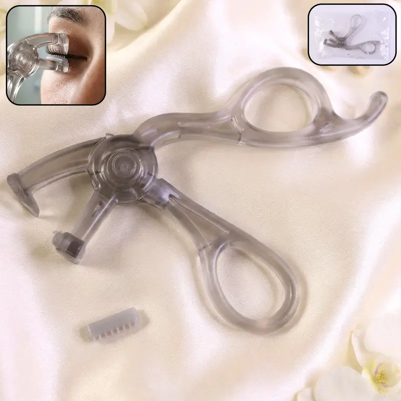 Crystal-Clear Eyelash Curler – Smooth-Grip Lash Enhancement Tool 1