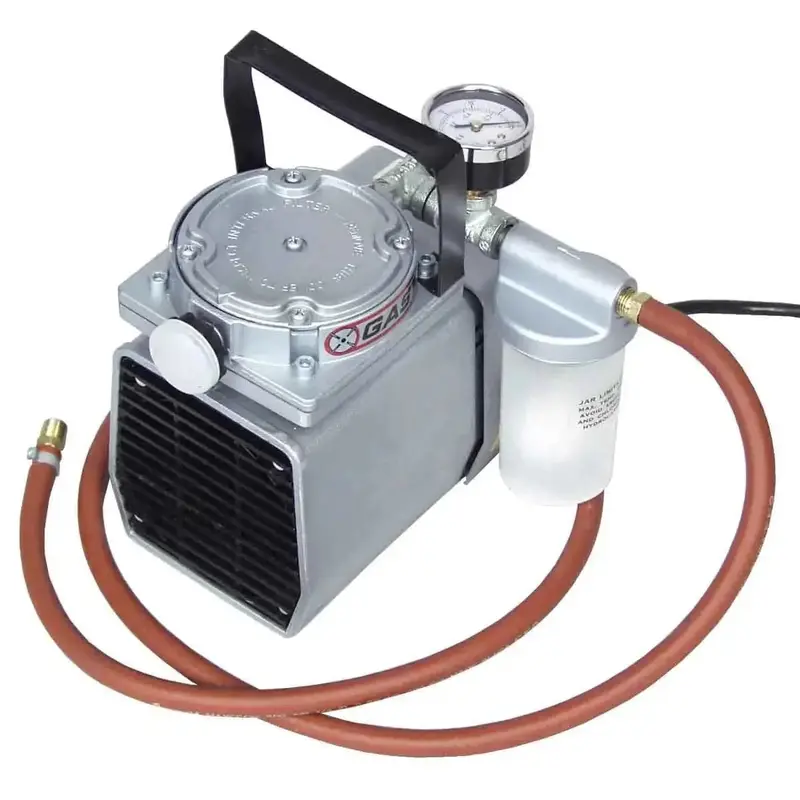 Cs Unitec 110V Portable Vacuum Pump With Integrated Fittings 1