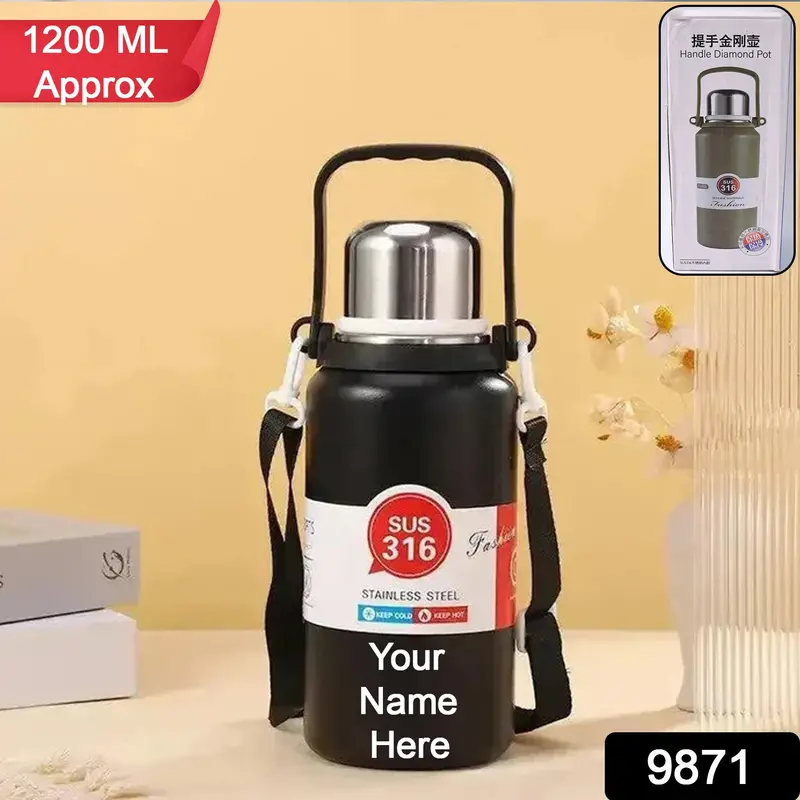 Custom Airtight Stainless Steel Thermos – 1200Ml Vacuum-Sealed 1