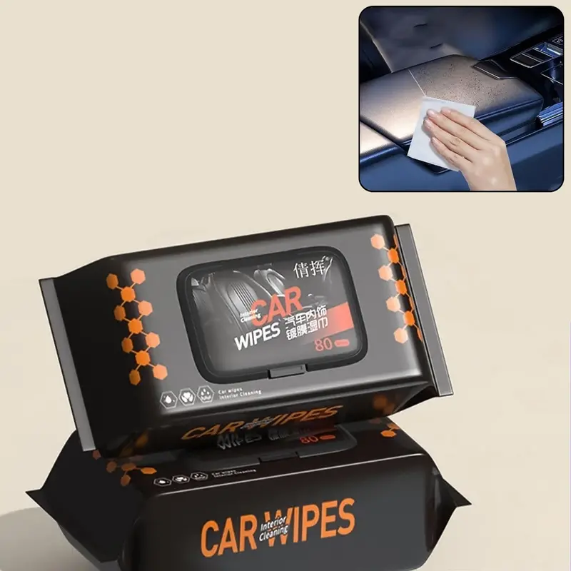 Dashboard Scratch Repair Tissues – 80-Count Car Care Kit 1