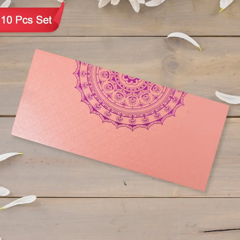 Delights Shagun Money Envelopes – 10-Piece Elegant Wedding Return Gift Set 1