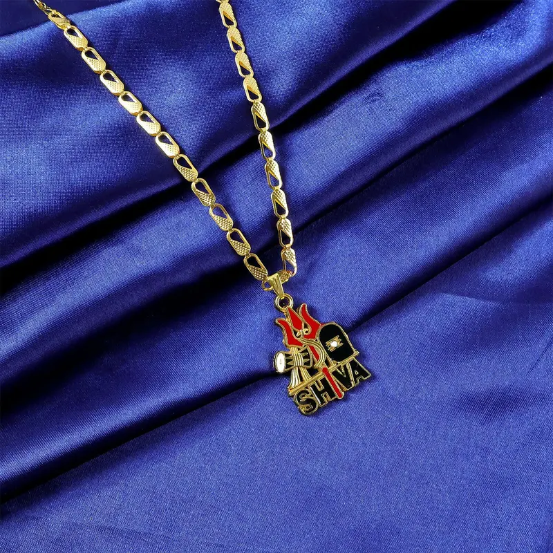 Designer Trishul Pendant On Premium Chain – Modern Sacred Accessory 1