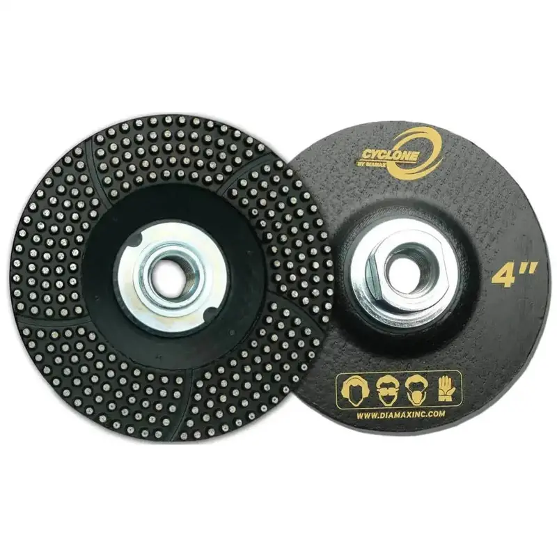 Diamax Cyclone 4-Inch Super Cluster Diamond Grinding Wheel 1
