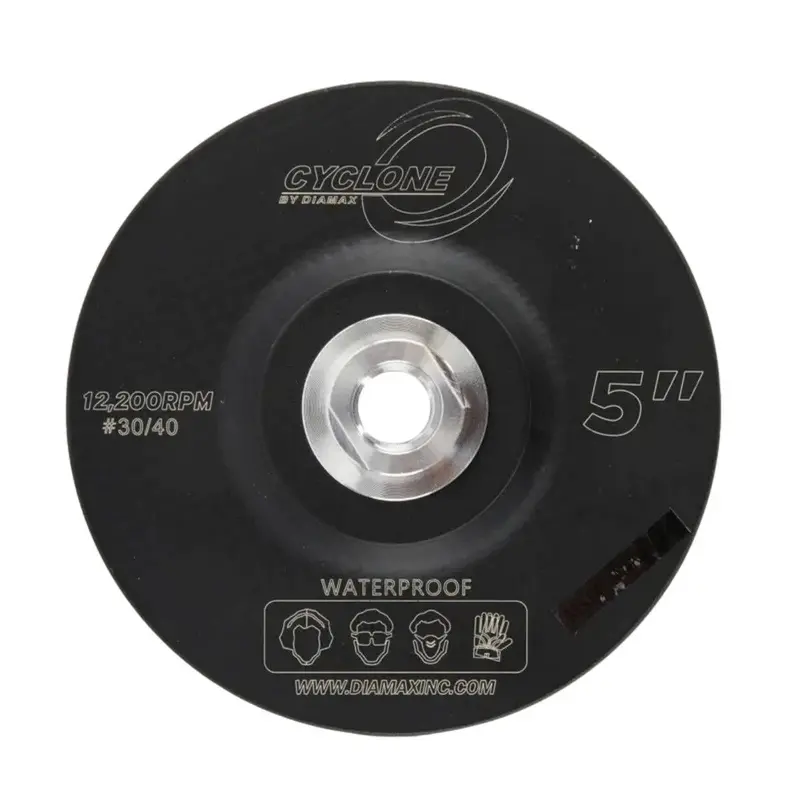 Diamax Cyclone 5-Inch Super Cluster Diamond Grinding Wheel 1