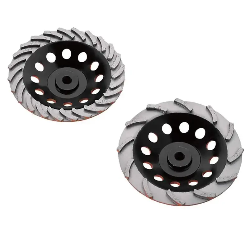 Diamond Products Heavy-Duty Orange Turbo Cup Wheels For Aggressive Grinding 1