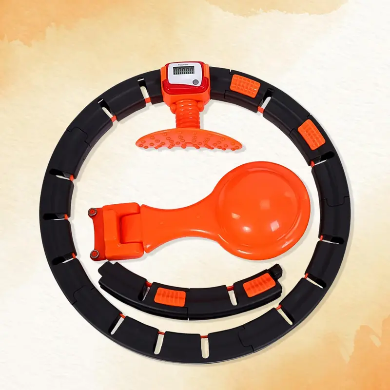 Digital Counter Hula Hoop With Rotating Ball – Branded Brown Box Packaging (1 Piece) 1
