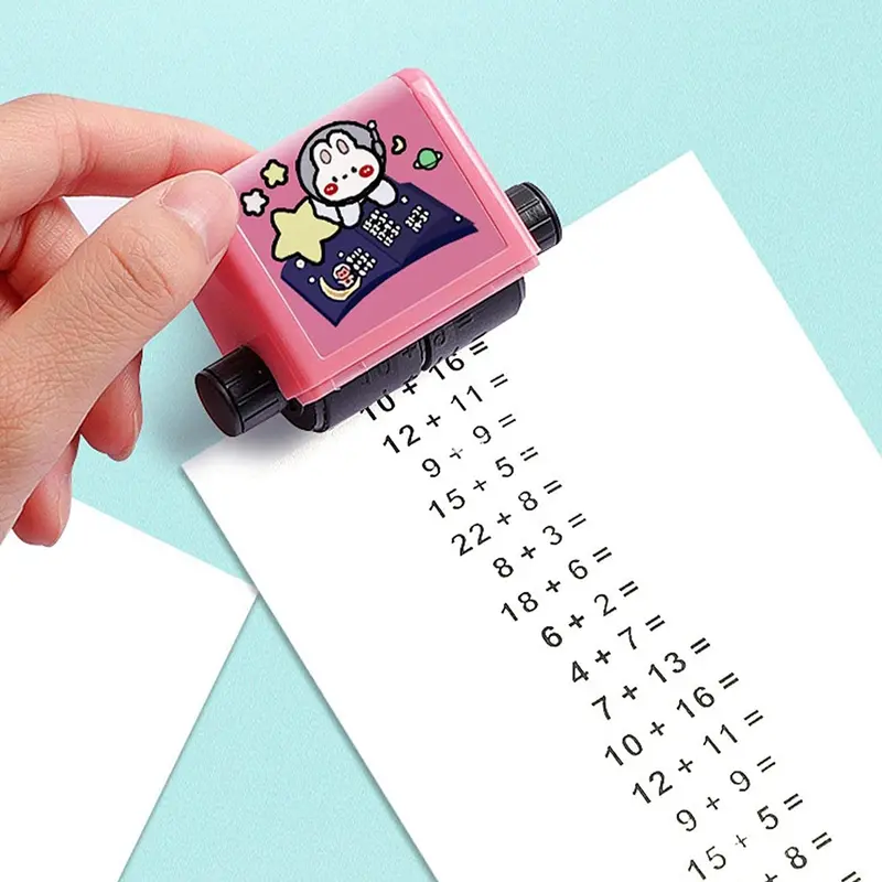 Digital Math Teaching Stamp – Rotating Roller Tool For Classroom Learning 1