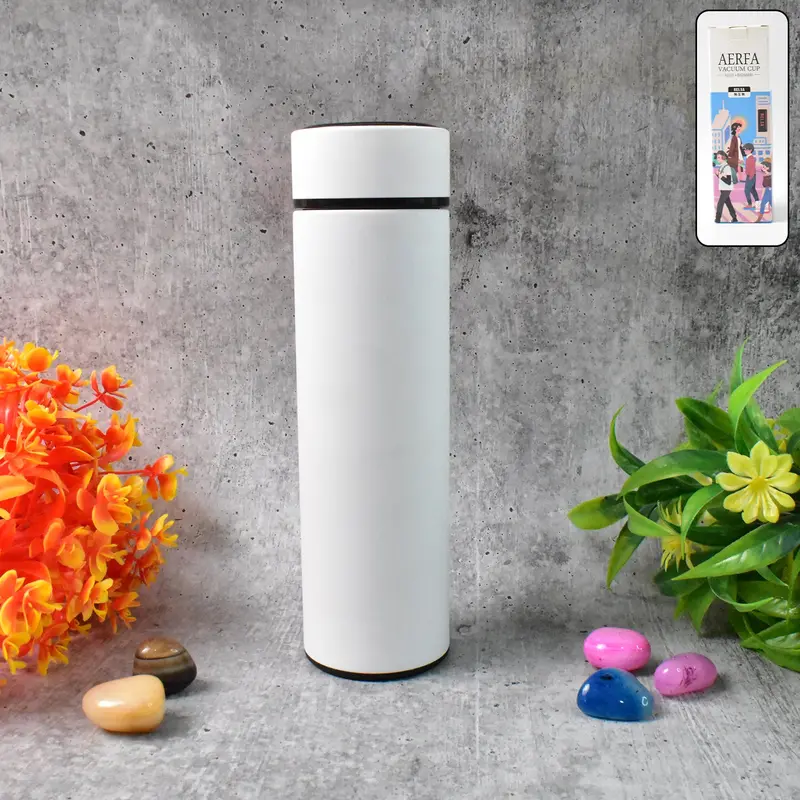 Digital Temperature Display Stainless Steel Vacuum Flask 1