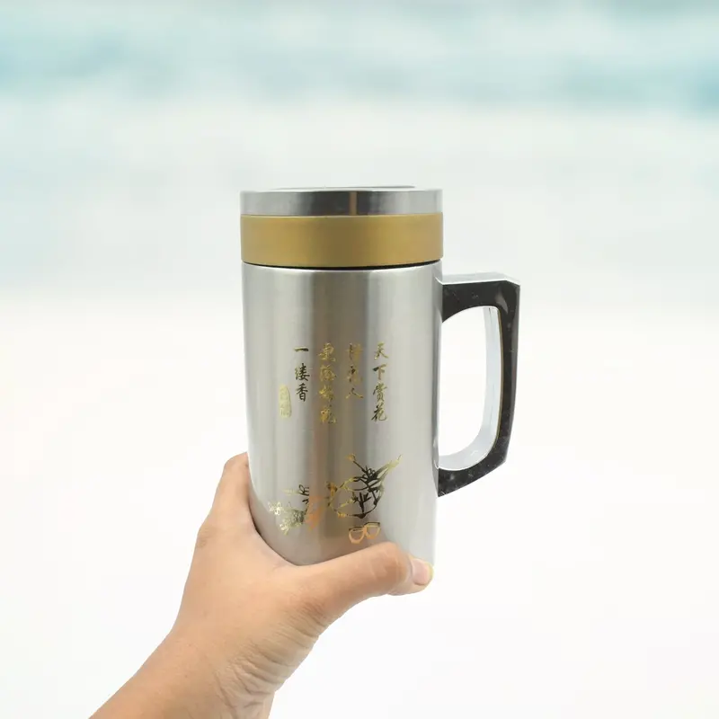 Double-Wall Insulated Thermos Mug – 400Ml Vacuum Flask For Office, Home, And On-The-Go Use 1
