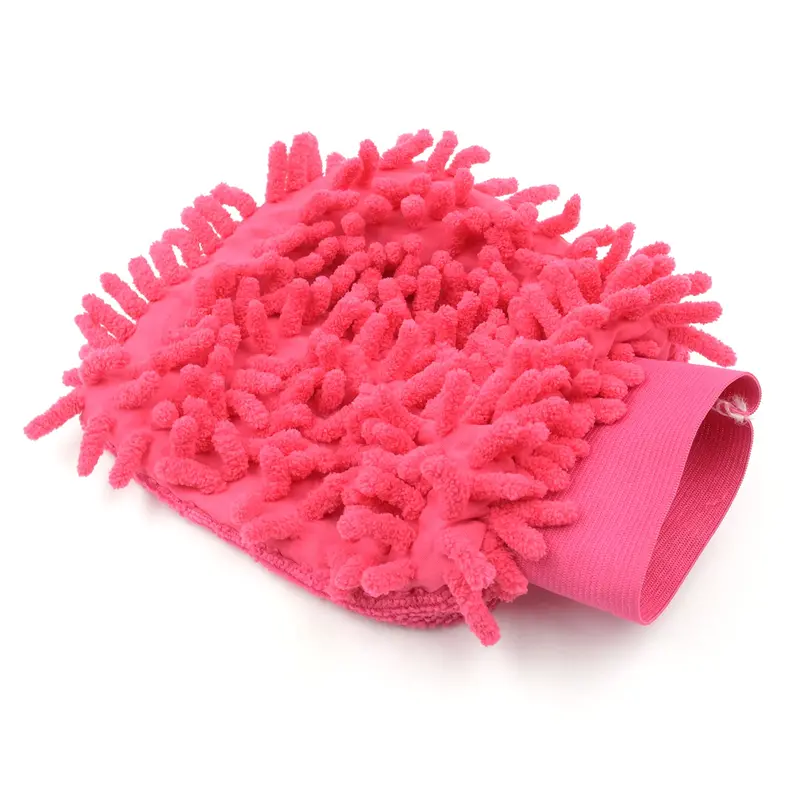 Dual-Sided Microfiber Cleaning Glove – Assorted Colors For Dusting & Detailing 1