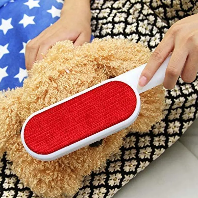 Dual-Surface Pet Hair Remover – Self-Cleaning, Reusable Fur Roller For Furniture & Clothing 1