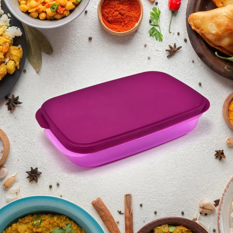 Durable Bpa-Free Lunch Container – Two-Tier Leakproof Meal Box With Included Spoon 1