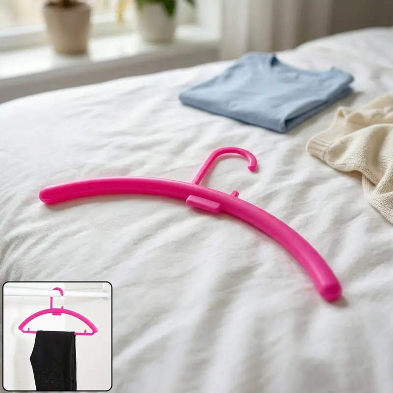 Durable Plastic Garment Hanger For Wardrobe Organization (Single Unit) 1