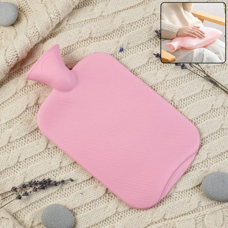 Durable Rubber Hot Water Bottle – 31 X 19 Cm Size For Comfort & Relief 1