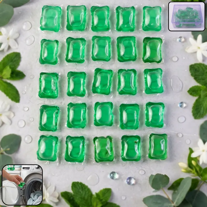 Eco-Conscious Plant-Based Laundry Detergent Pods – 25 Count 1