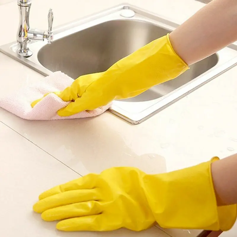 Eco-Friendly Reusable Rubber Cleaning Gloves – Heavy-Duty Grip 1
