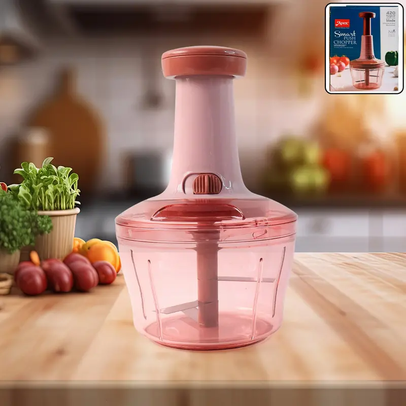 Effortless Manual Vegetable Chopper – 800 Ml Bpa-Free Container 1