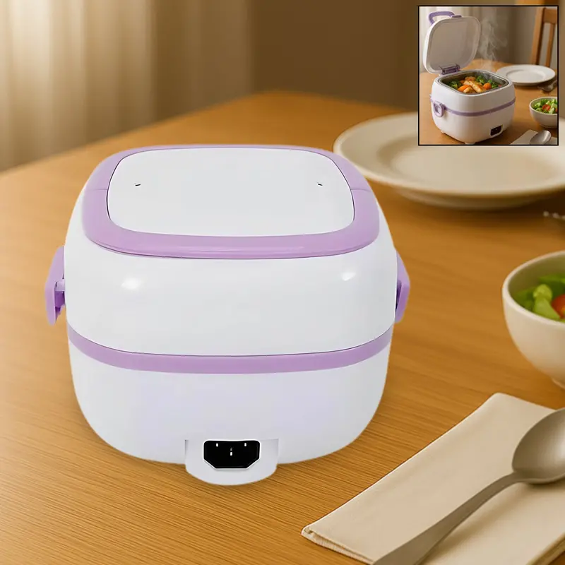 Electric Portable Lunch Box Warmer – 12V Car & Office Food Heating Solution 1