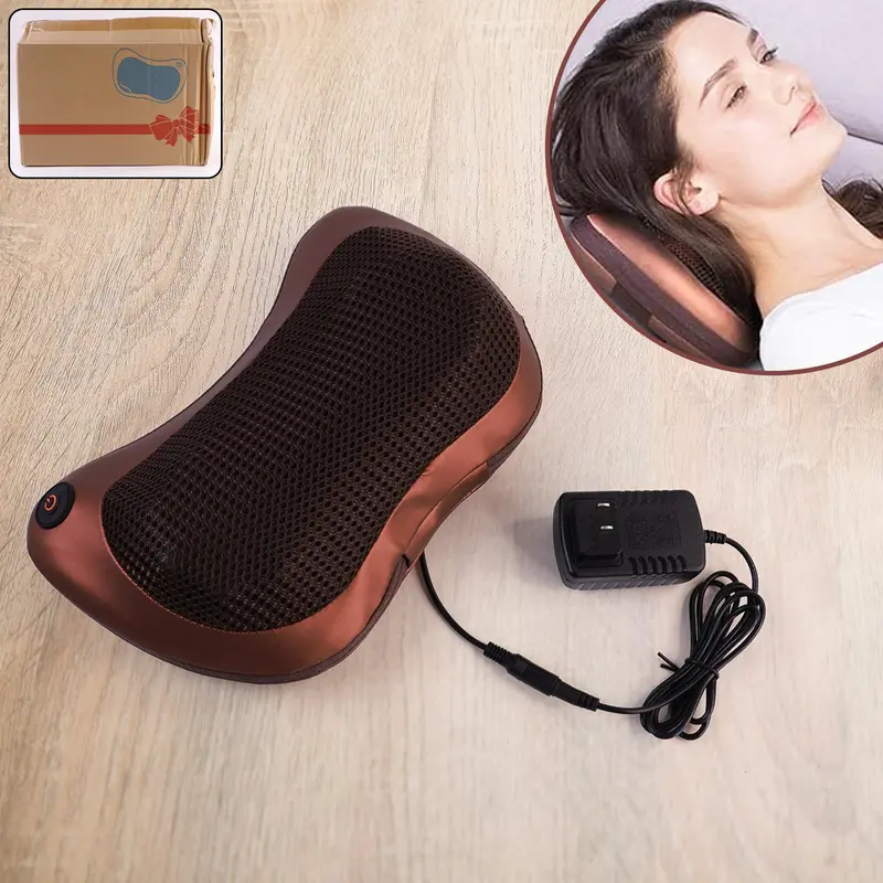 Electric Shiatsu Massage Pillow With Heat And Rolling Nodes 1