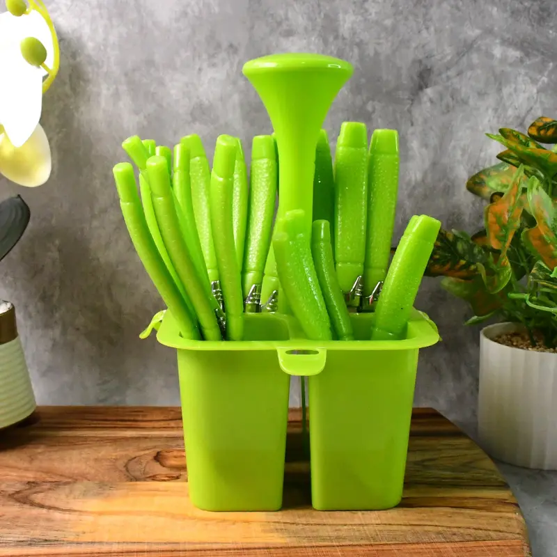 Elegant Cutlery Set With Organizer – 24-Piece Stainless Steel Flatware By Supermom 1