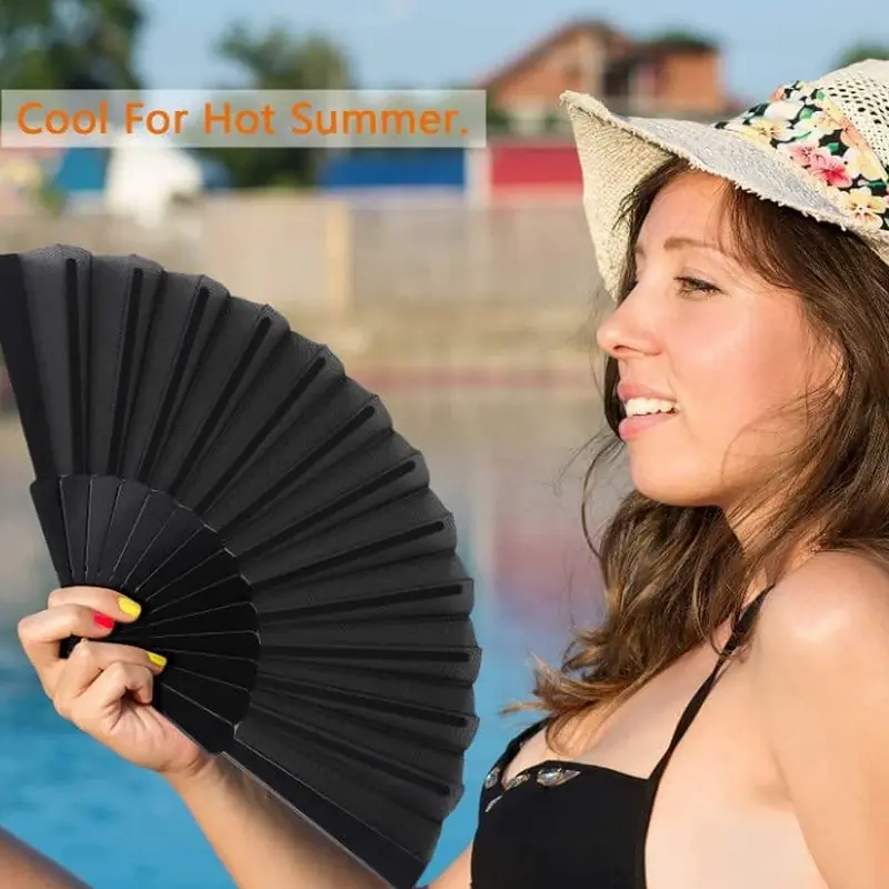 Elegant Folding Hand Fan – Portable Wedding & Party Accessory 1