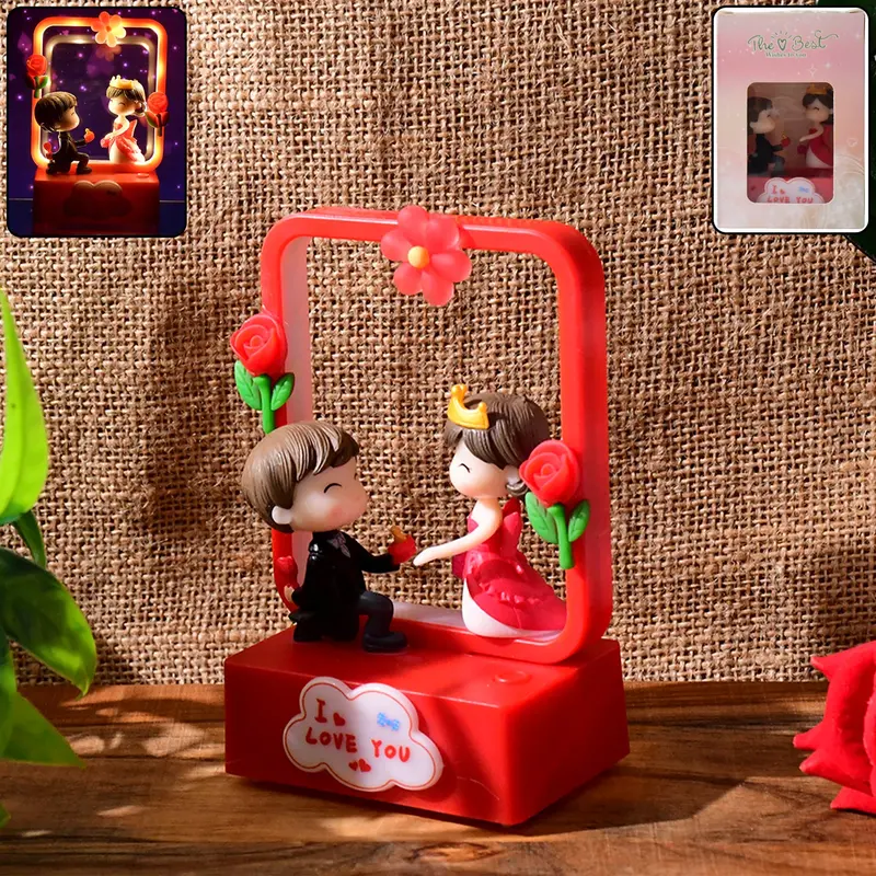 Elegant Romantic Couple Led Figurine Display (1 Piece) 1