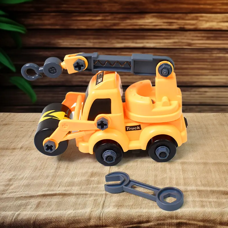 Engineering Vehicle Nut-And-Bolt Assembly Toy Set – Educational Stem Play (2-Piece) 1