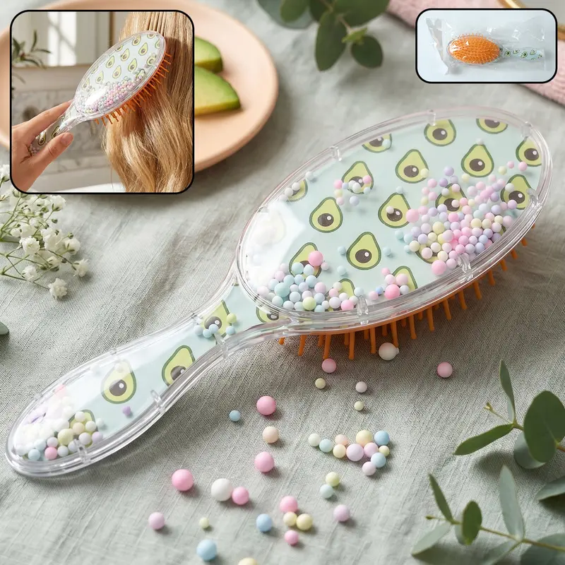 Ergonomic Detangling Hair Brush – Soft Cushioned Bristles For Gentle Scalp Massage 1