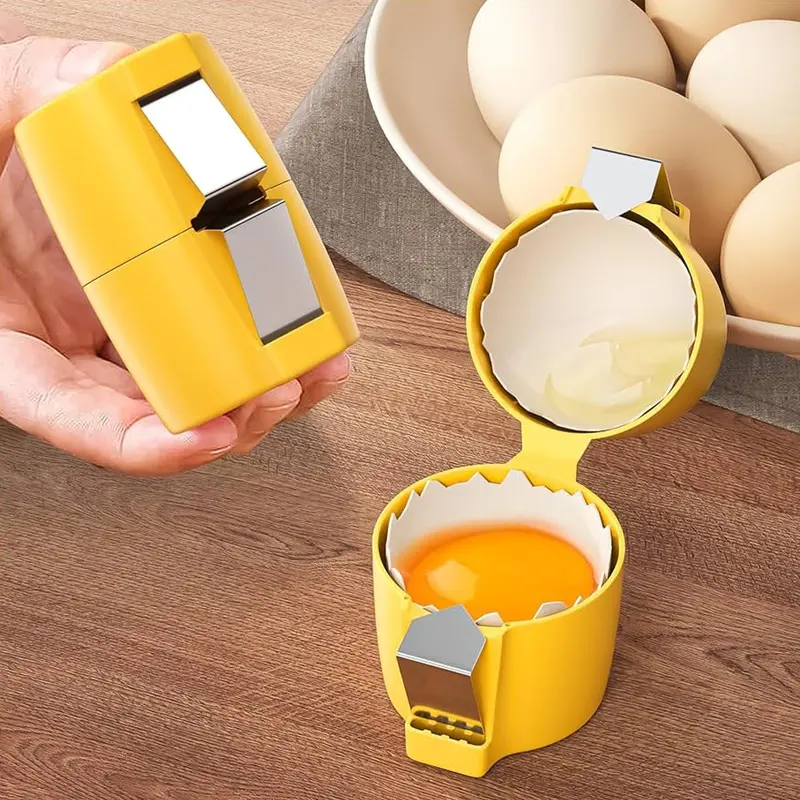 Ergonomic Egg Shell Opener Tool For Cracking Raw Eggs Cleanly 1