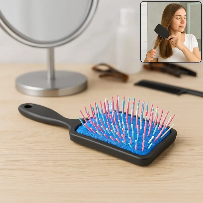 Ergonomic Scalp Massage Hair Brush For Stimulating Circulation And Relaxation 1