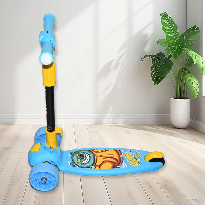 Extra-Large Foldable Kids’ Scooter – Adjustable Height, Steel Frame 1