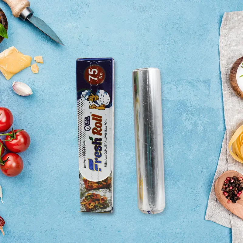 Extra-Thick Food-Grade Aluminum Foil Roll – 295Mm Width, Heavy-Duty Baking & Grilling Wrap 1