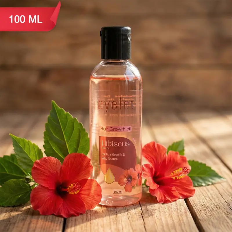 Eyelet Hibiscus Hair Oil (100Ml) – Botanical Formula For Thicker, Softer, Healthier Hair 1