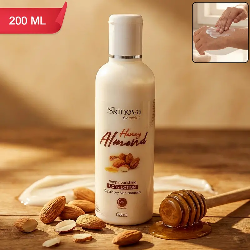 Eyelet Honey Almond Body Lotion (200Ml) – Intensive Moisturizer For Silky, Nourished Skin 1