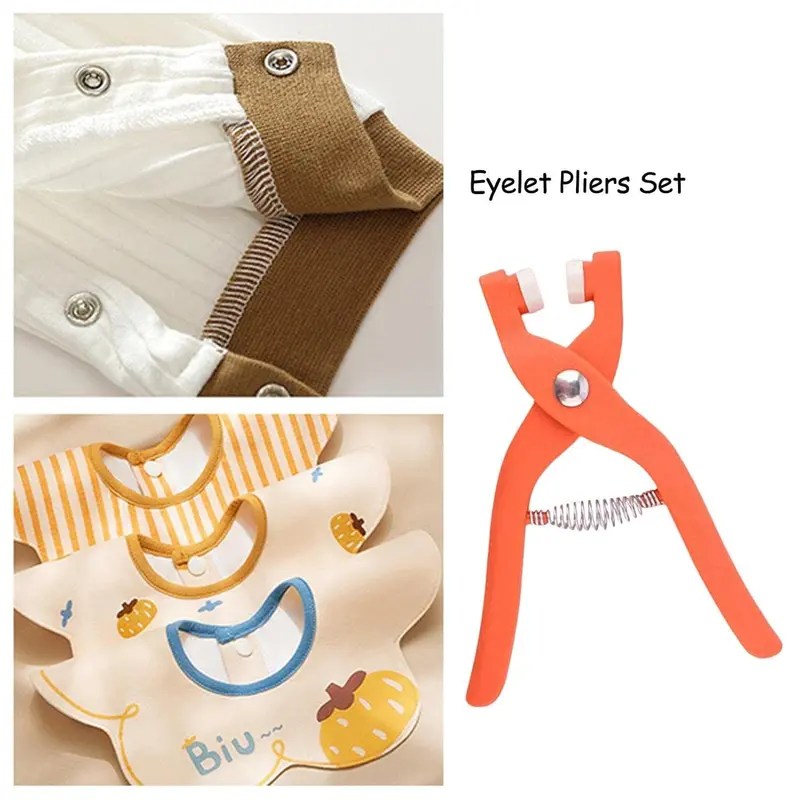 Eyelet Plier Tool Kit – Hole Punch & Grommet Setter For Sewing & Craft Projects (1 Pc) 1