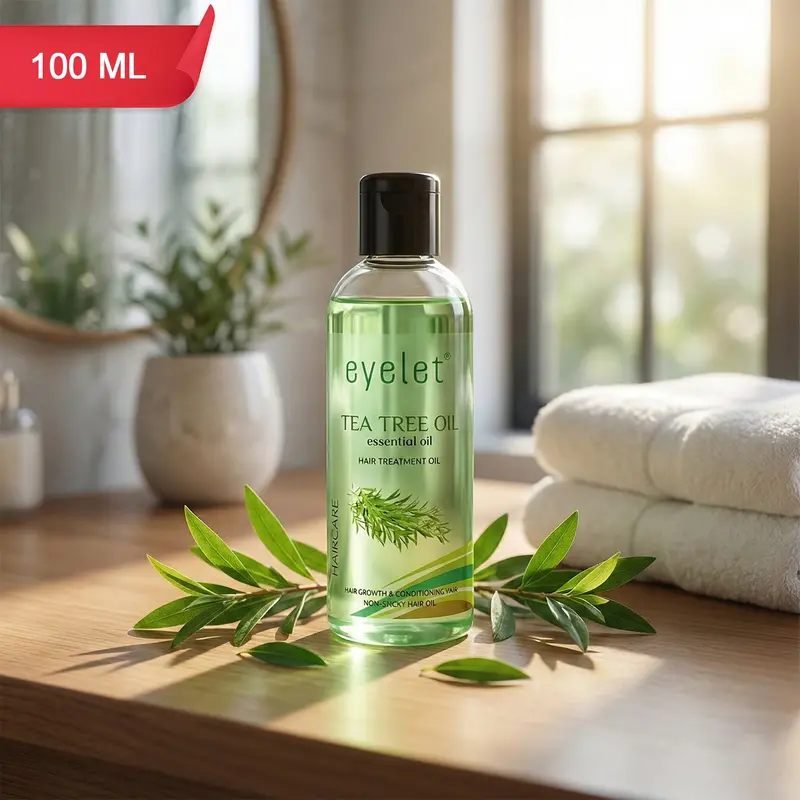 Eyelet Tea Tree Scalp & Hair Oil (100Ml) – Antifungal Growth Serum With Deep Conditioning Benefits 1