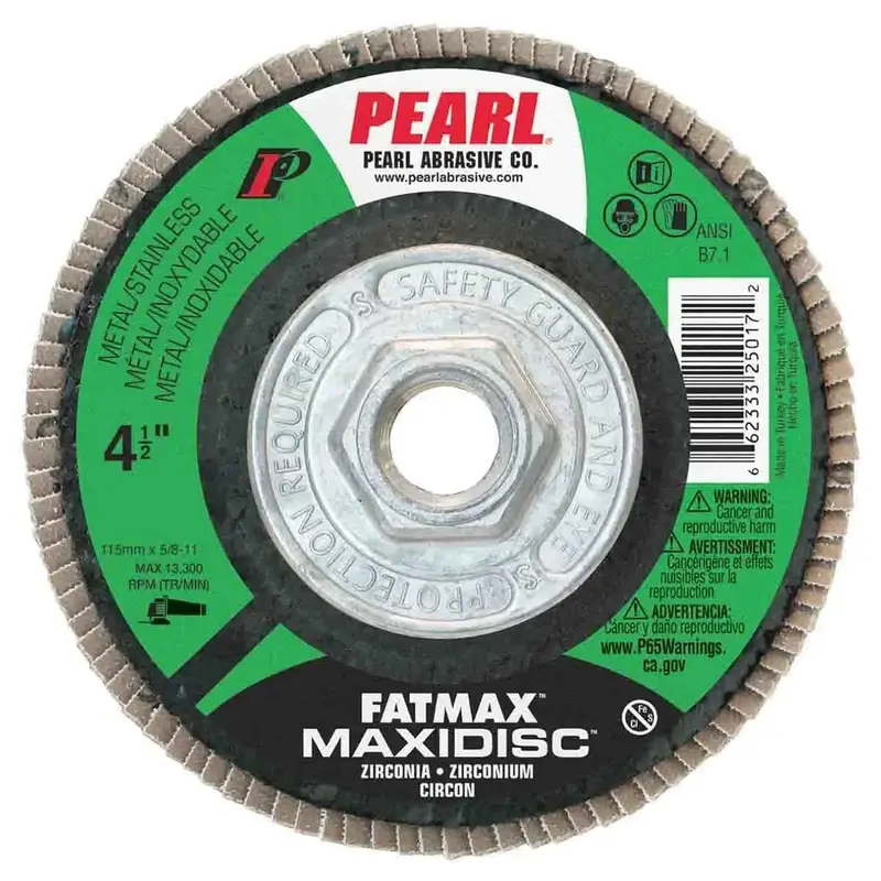 Fatmax Zirconia Maxidisc Flap Disc — 4.5" X 7/8", Z80 Grit, Type 27 1