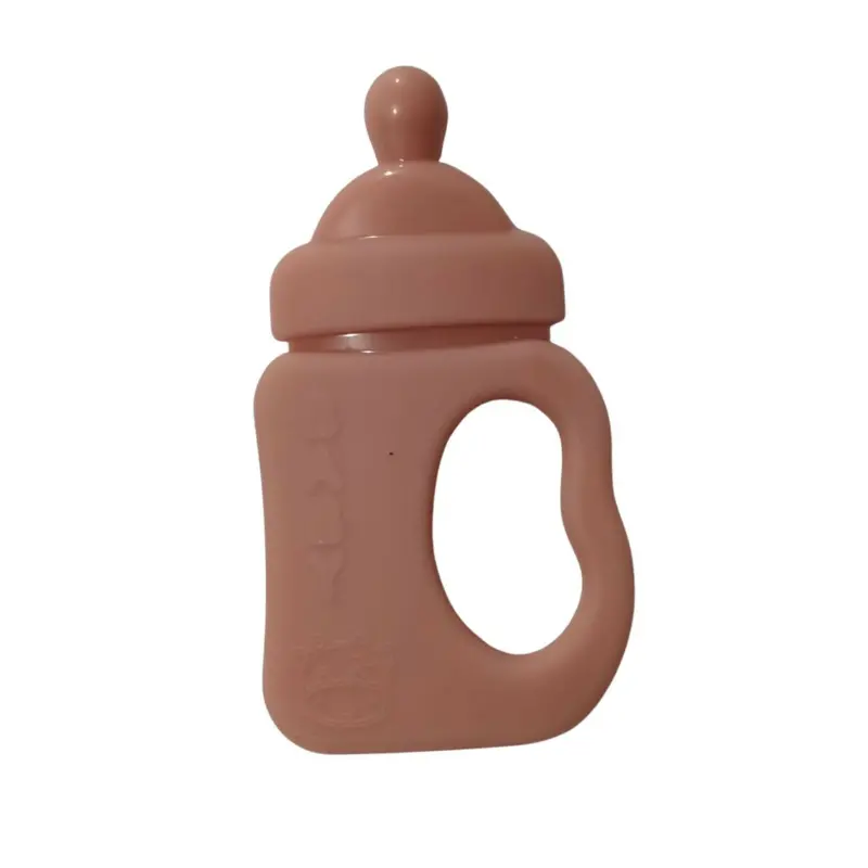 Feeding Bottle Silicone Baby Teether – Cute, Ergonomic Chew Toy For Teething Infants 1