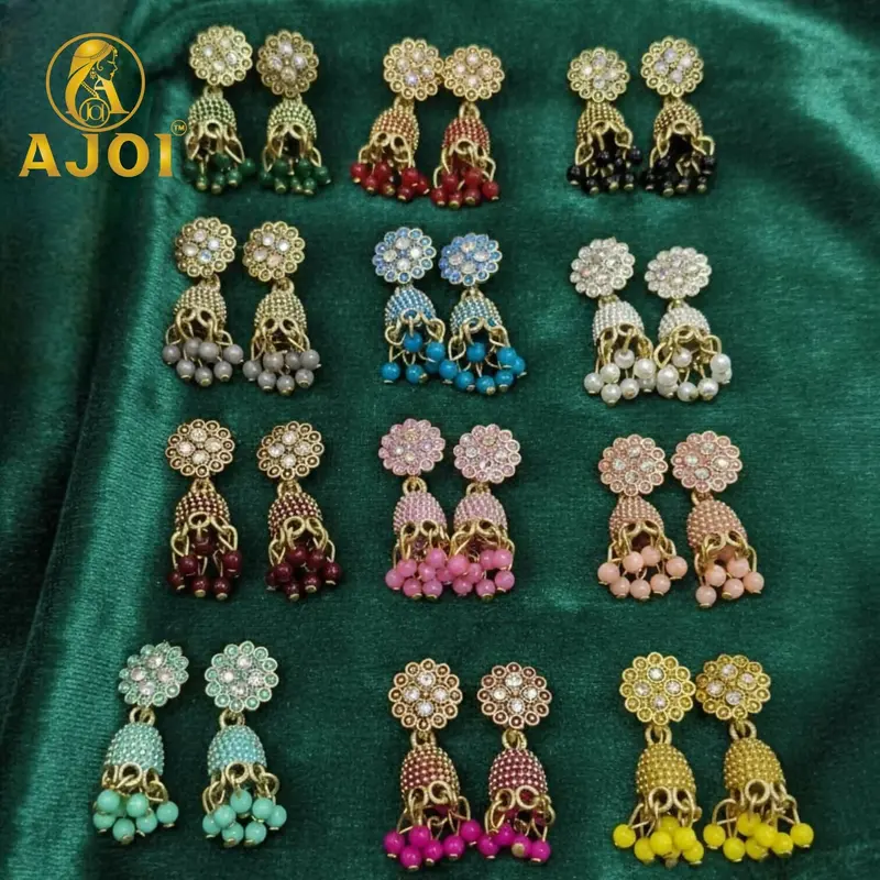 Floral Mini Stud Earrings Set – 12-Piece Curated Collection 1