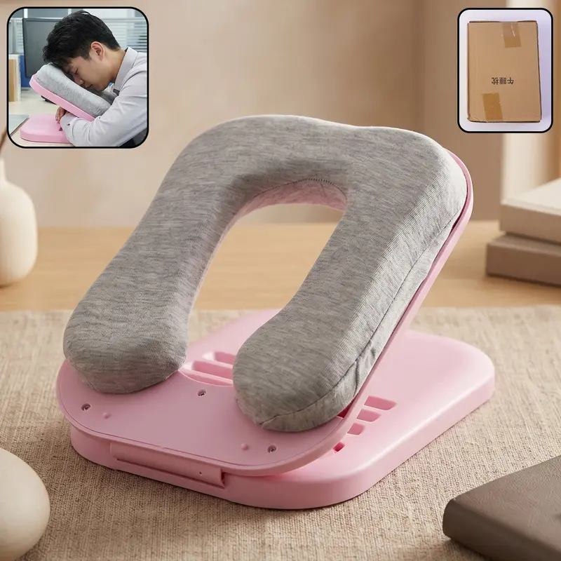 Foldable Doughnut Neck Pillow – Portable Soft Support Cushion For Travel 1