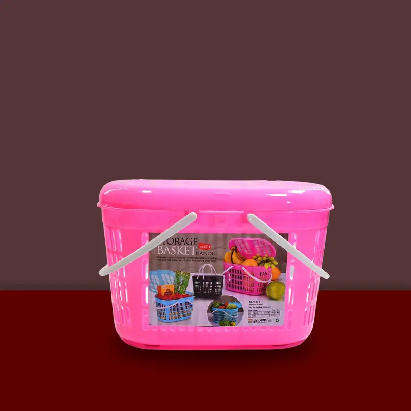 Foldable Multi-Use Storage Basket – Lightweight Picnic & Organizing Container 1