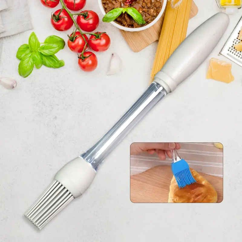 Food-Grade Silicone Pastry Brush – Heat-Resistant Oil & Basting Tool 1