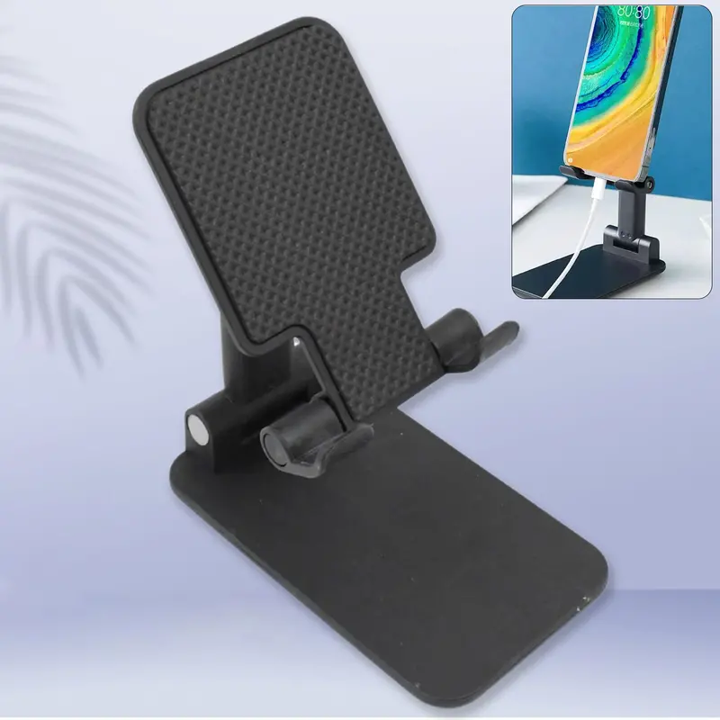 Fully Adjustable Desktop Phone Stand – 3-Way Rotating Holder For Phones & Tablets 1