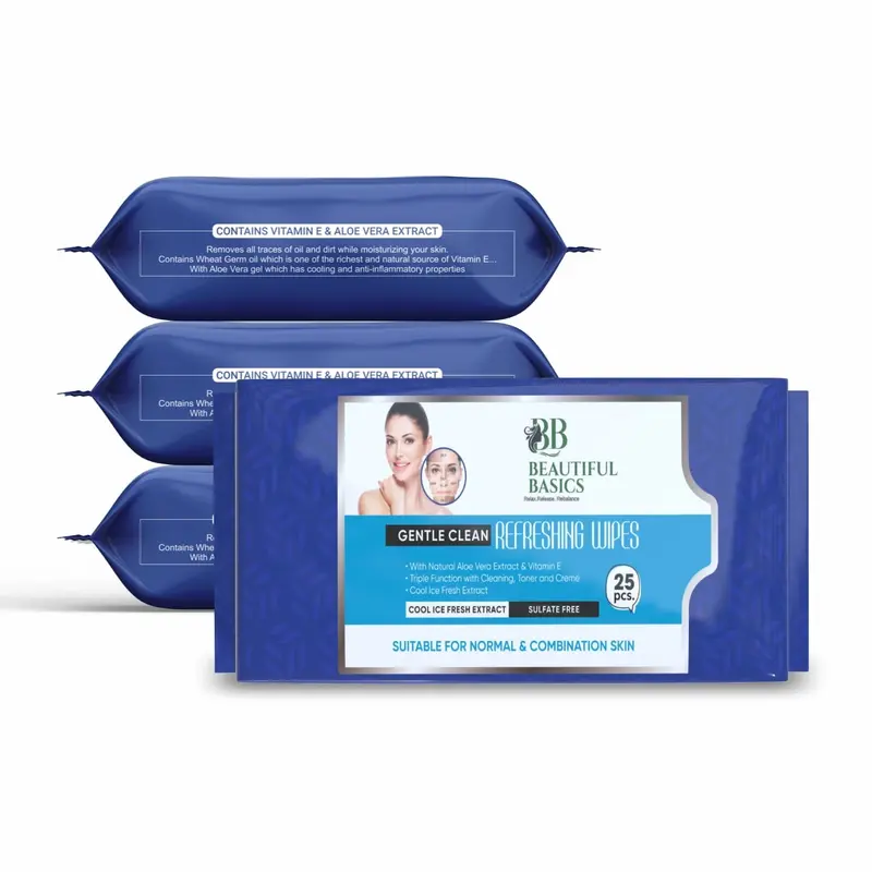 Gentle Facial Wet Wipes – Alcohol-Free, Ph-Balanced, Fruit-Infused Hydration 1