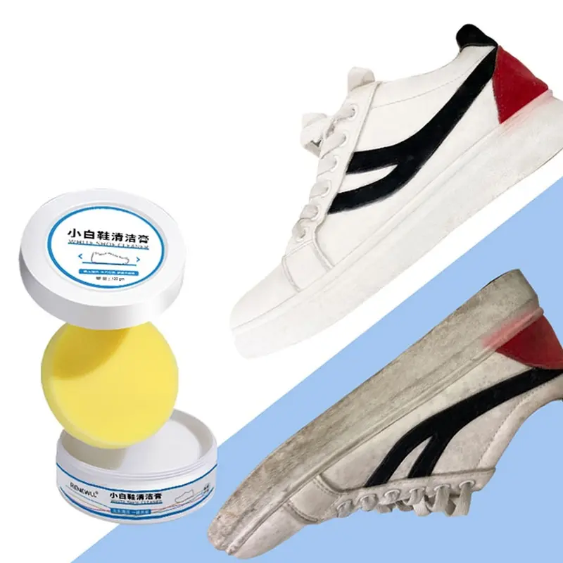 Gentle Shoe Polish & Stain Remover Cream For Sneakers And Leather Footwear 1