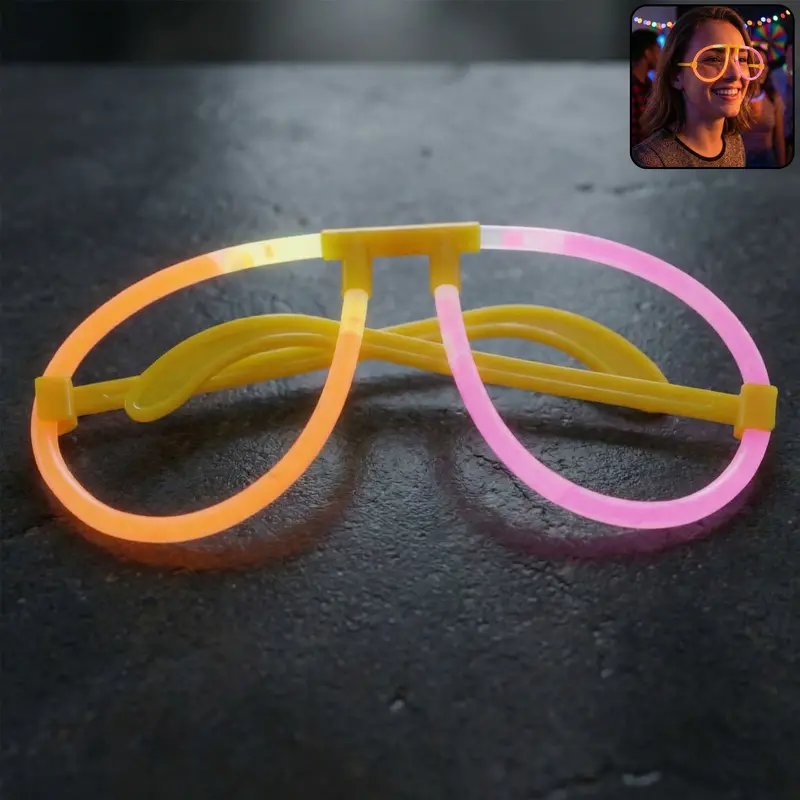 Glow-In-The-Dark Party Glasses – Fun Light-Up Accessory For Events 1